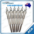 6 Glow Plugs For Toyota LandCruiser HZJ75 HZJ78 HZJ79 HZJ105 4.2D 1HZ 1998-2007