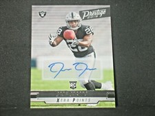 Josh Jacobs 2019 Panini Prestige Autograph Rookie #240 Oakland Raiders RC