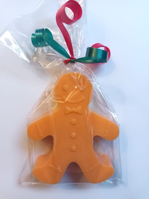 Lebkuchenmann Seife. Ideal Strumpffüller, Wichtel & Partybeutel 50g