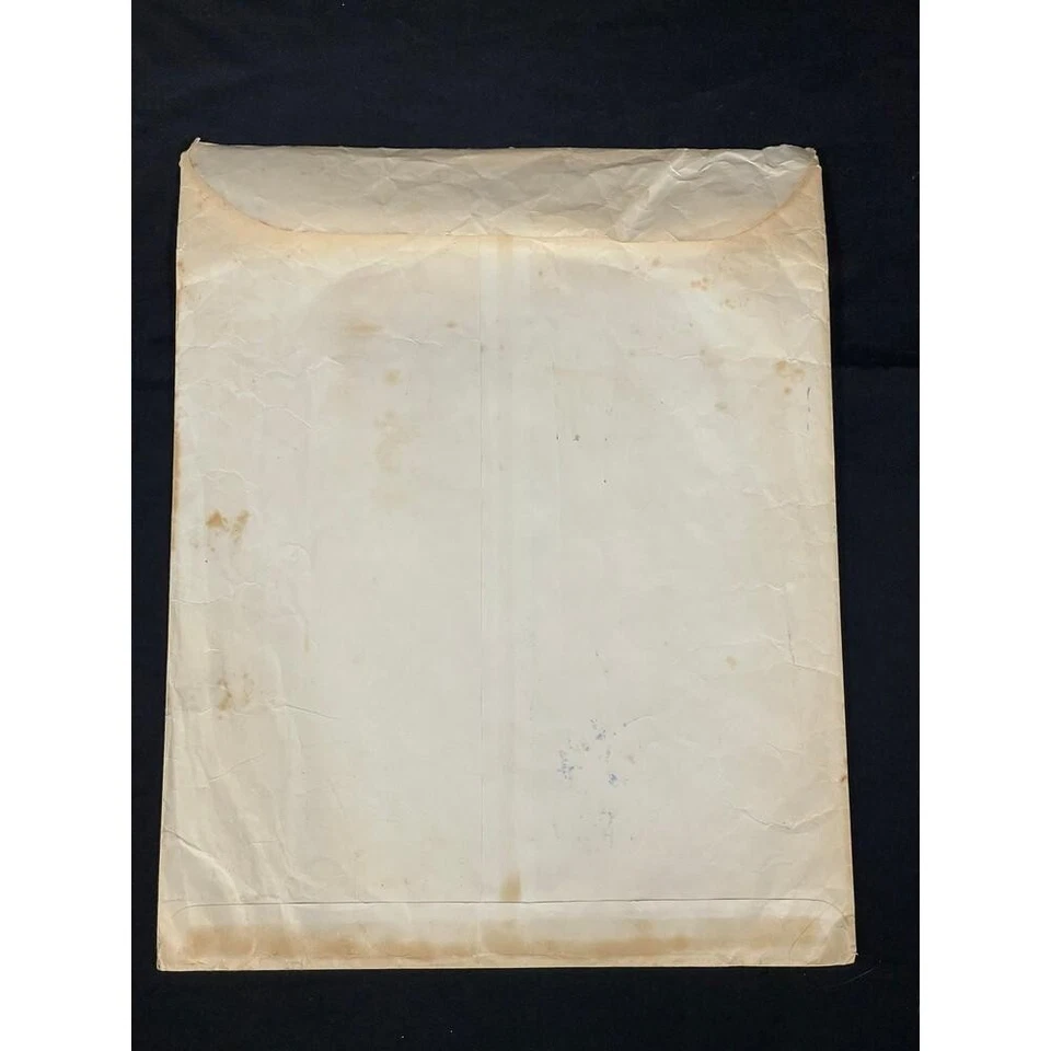 1960's Willie Mays Portrait by Bill Bates + Envelope 11 3/8" by 14 1/2" Baseball - Image 3 of 4