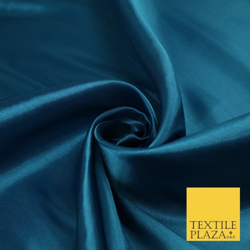 Plain Solid Smooth Shiny Lightweight Poly Satin Fabric Dress Lining Material 58" - Picture 17 of 43