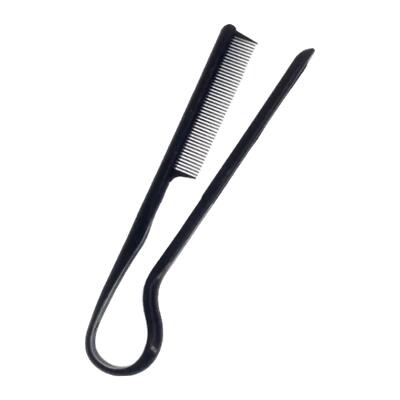 Hair Straightening Comb Hair Brush Comb Firm Grip Professional V Shaped Straight