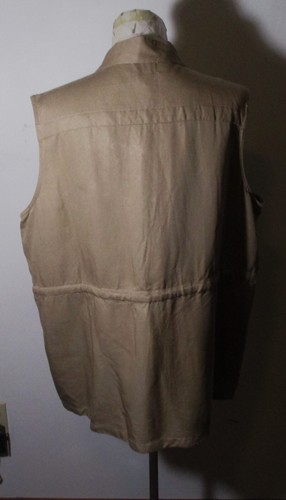 NATURAL Impressions Tan Taupe 100% Lyocell Vest Women's Size 3X NWT - Picture 5 of 6