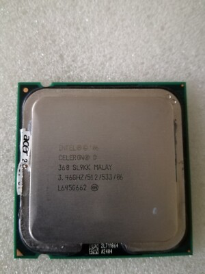 cpu prozessor Intel Celeron 3,46 GHz