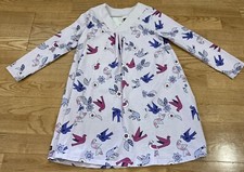 Girl's Tea Collection Light Purple Bird Dress Size 8 EUC