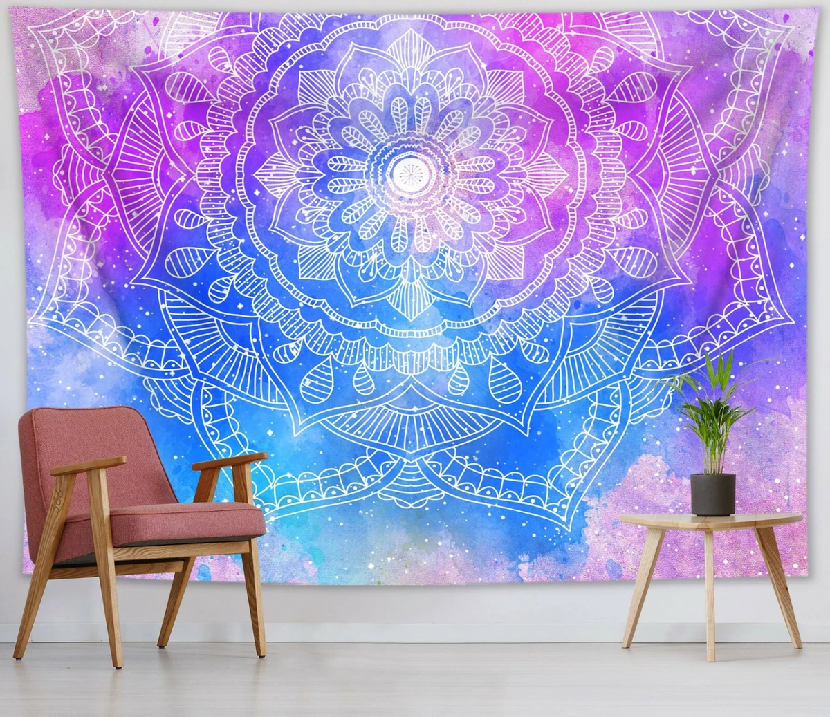Mandala flower tapestry sales