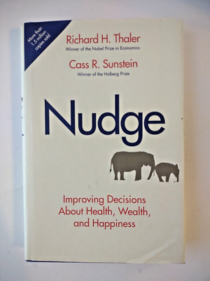 Nudge by Cass R. Sunstein and Richard H. Thaler (2021, Hardcover)