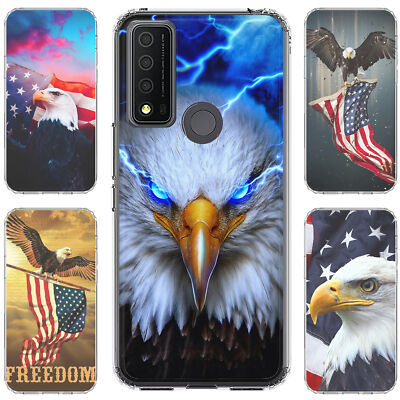 For TCL 30XE 5g 40XE 30V 20XE 20A ShockProof TPU Phone Case+Tempered Glass-EAG