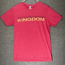 NEXT LEVEL APPAREL Shirt Adult Medium Maroon Kingdom Print Pullover Crewneck Men