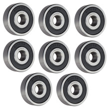 8 Each 6300-2RS, 6300LLU, 300PP Sealed Radial Ball Bearing 10X35X11 SpinCo