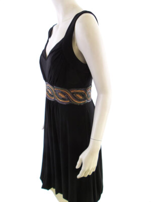 Joseph Ribkoff 10 (38) Negro Longitud hasta la rodilla Vestido