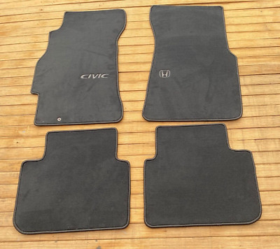 For Honda Civic 2dr Floor Mats carpet gray 1996-2000 EK9 ej6 HB Si GRAY