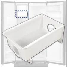 Refrigerator Ice Bucket Container For Whirlpool Refrigerator W10850492 W10138193
