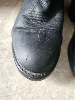 Men Cowboy Style Ranch Western cowboy Boot 2191 black 10  display picture 2