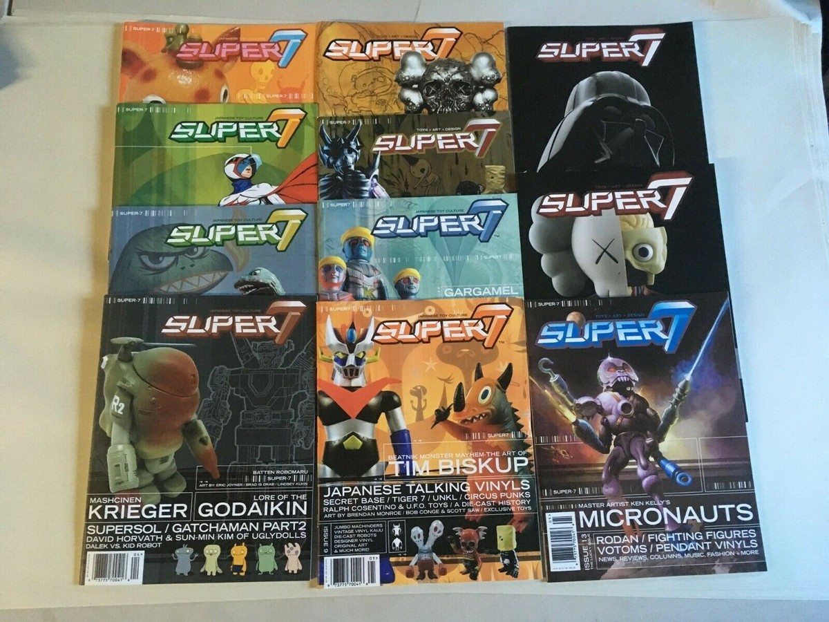 YOU PICK! Super7 magazines !! godzilla,shogun,sofubi vinyl, star