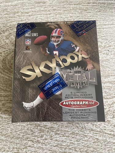 Fleer Skybox 1999 Metal Universe Football Cards Retail Box - Picture 9 of 10
