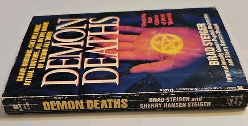 Demon Deaths by Steiger, Brad 1st Edition VG - Picture 3 of 7