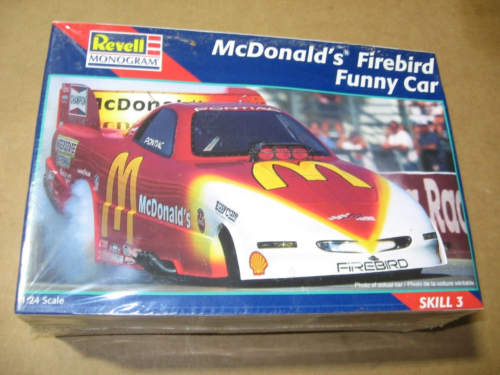 REVELL 1/24 NHRA McDonald's Pontiac Firebird Funny Car NOS FACTORY SEALED Model
