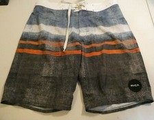 RVCA Boardshorts Stripes Sz 28- SEE PICS-