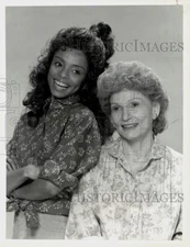 1986 Press Photo Peg Murray & Misha McK on "Me and Mrs. C" - srp30543