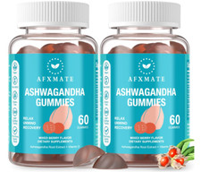 Ashwagandha  Vitamin D Gummies   120 Count, Non-GMO, Sugar-Free