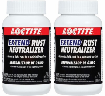 2~ Loctite Extend 8 oz Rust Neutralizer Converts Light Rust to Paintable Surface