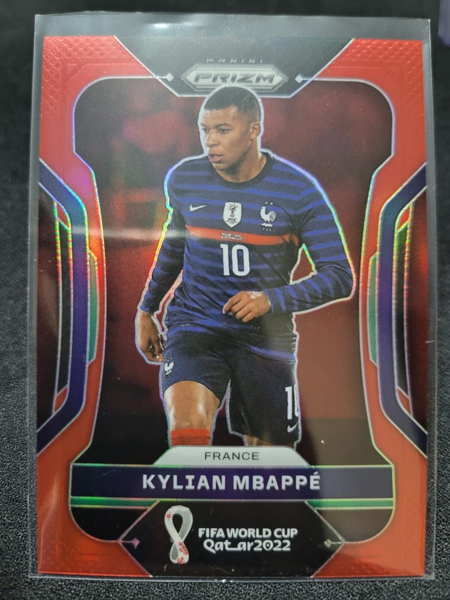 Kylian Mbappe Panini Prizm World Cup 2022 - Red /399 France | eBay