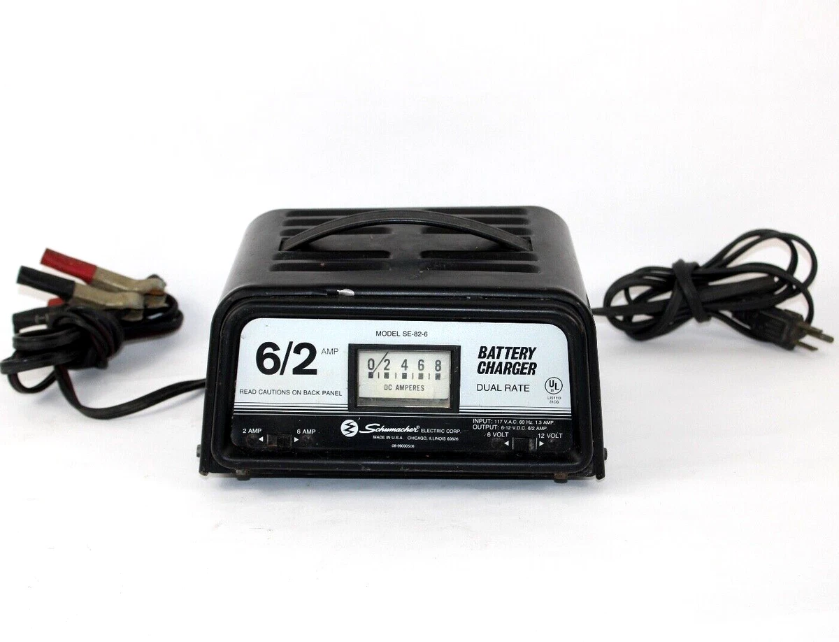 SCHUMACHER 6V 12V 10amp Battery Charger Model SE-40-MA, 57% OFF