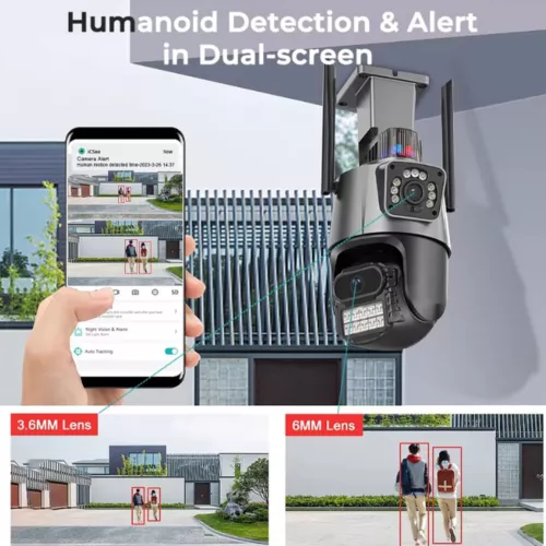 8MP 4K Wireless IP Camera WIFI Outdoor CCTV PTZ Smart Home Security IR Cam IP66 - Picture 8 of 19