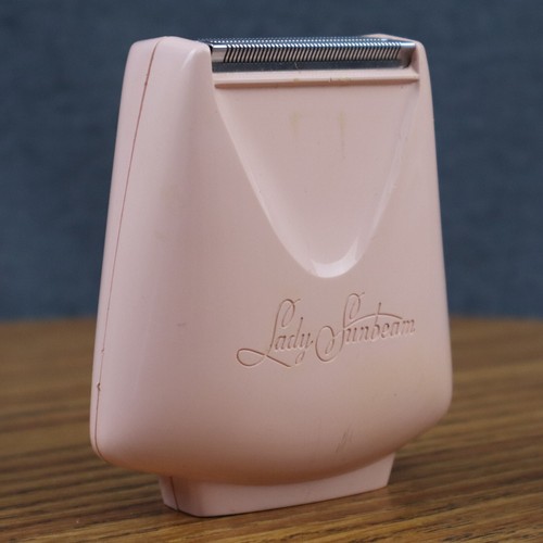 Vintage Lady Sunbeam Elektrorasierer LS-6 pink integriertes leichtes & hartes Reiseetui - Bild 6 von 23