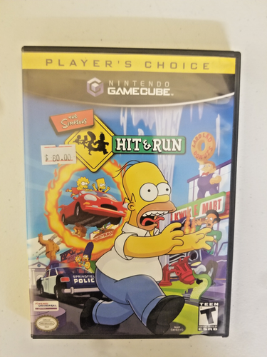 The Simpsons Hit & Run (Gamecube, 2003) Complete CIB With Manual
