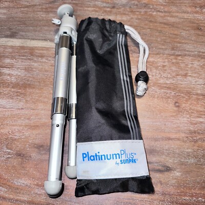 sunpak, Platinum Plus mini tripod, silver, vg cond