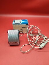 Philips El3782/00 Vintage Microphone With Built In Stand Untested Boxed