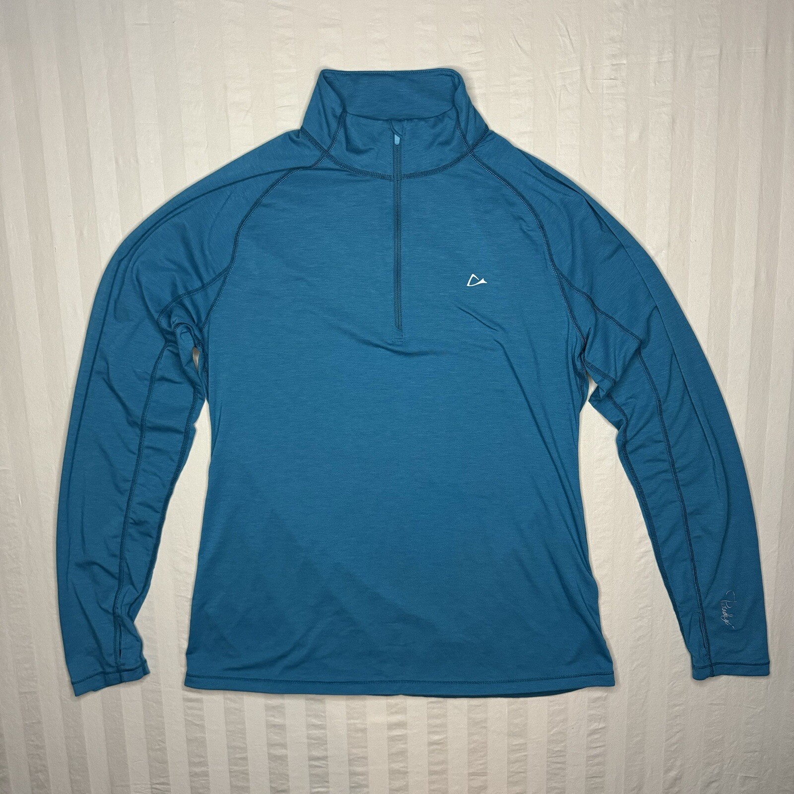 Paradox Shirt Womens Large Merino Blend 1/4 Zip Base Layer Activewear