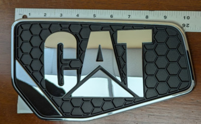 Man Cave Art CAT Caterpillar Truck Emblem 10 1/2 x 6 CT630 Raised Letters New