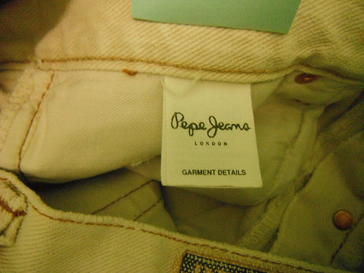 Jean Homme Vintage Pepe - Coupe Classique Wash Clair, Taille W28 L32, Occasion Très Bon état