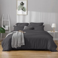 1000 TC Pure EgyptianCotton Gray Solid All US Size Best Exclusive Bedding Items