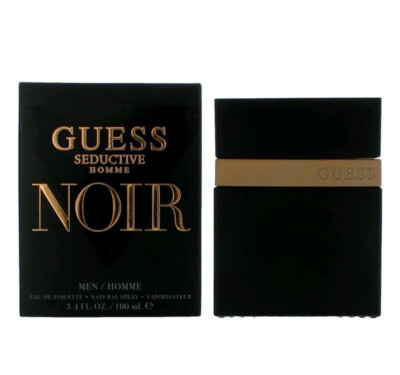 Guess Seductive Noir Men 3.4 oz 100 ml *Eau De Toilette* Spray Nib Sealed