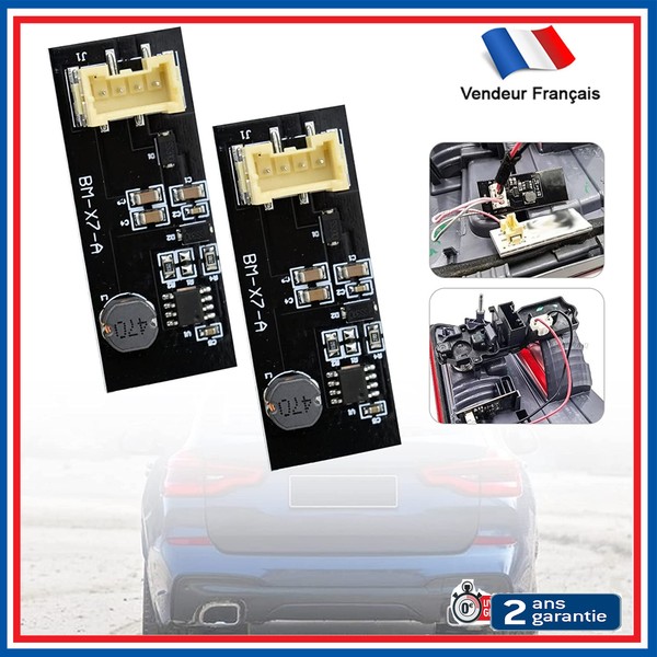 2X Platine FüR Led-Heckleuchten Passend FüR BMW X3 F25 Schwarz 4 Pins B003809.2-image