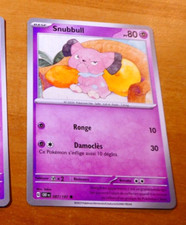 POKEMON FLAMMES OBSIDIENNES CARD CARTE SNUBBULL 087/197 FR OBF JCC MINT 2023