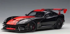 Dodge Viper ACR in Black and Red in 1:18 Scale by AUTOart by AUTOart