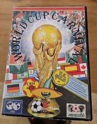 WORLD CUP CARNIVAL MEXICO 1986   COMMODORE 64   DISKETTE