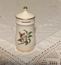 Vintage Gresham The Flower Fairy Spice / Herb Jars CINNAMON