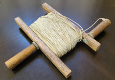 Original Vintage Windbreaker Heavy Duty Kite Line String Winder Reel Kite Flying