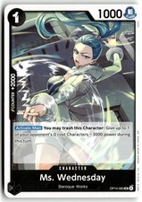 Ms. Wednesday OP14-083 Uncommon The Azure Sea's Seven One Piece Near Mint