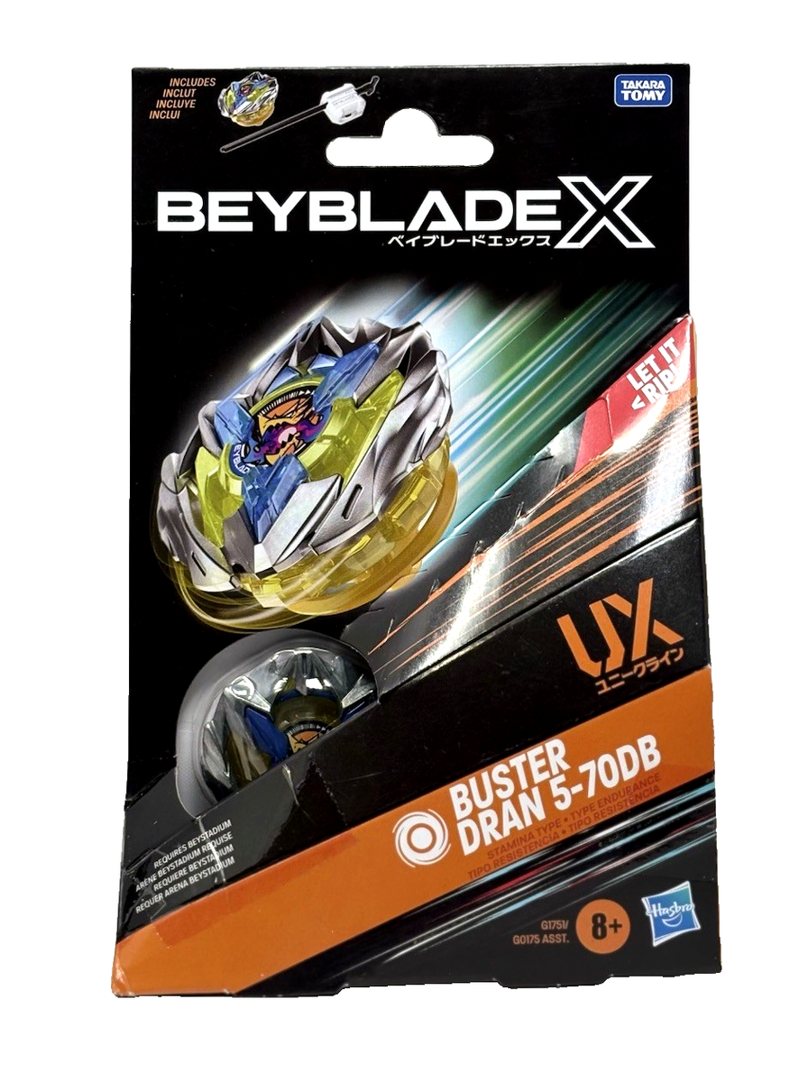 5-70 DB(ディスクボール) ベイブレードx Beyblade X Buster Dran 5-70 DB Blue and Yellow Dran Buster Hasbro