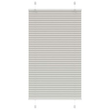 Plissee Hellgrau 70x100 cm Stoffbreite 69,4 cm Polyester