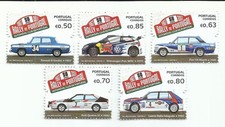Portugal 2017 - 50 Años Rally de Portugal Set Sellos MNH