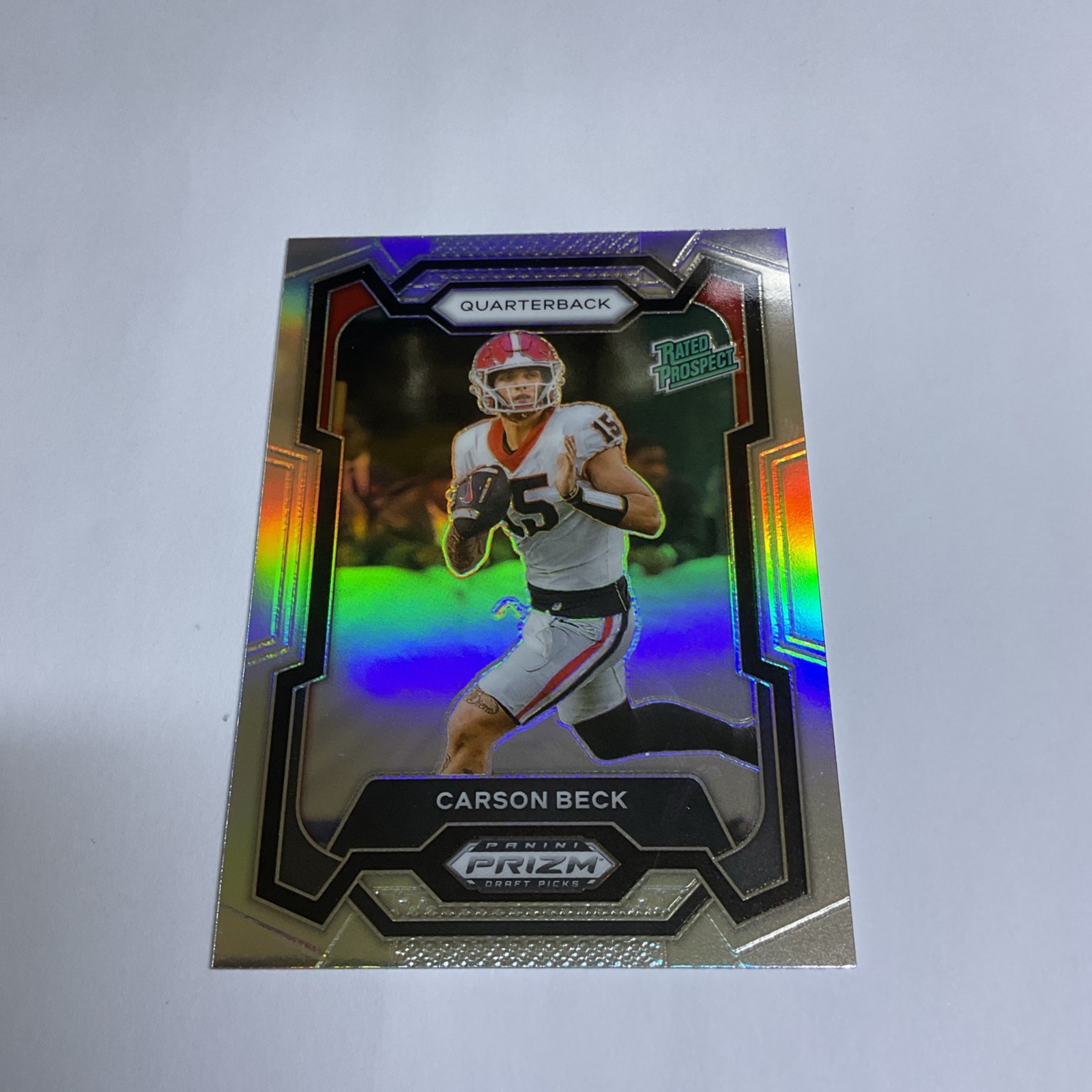 2024 Panini Prizm Draft Picks - Rated Prospect Carson Beck #130 Silver Prizm...