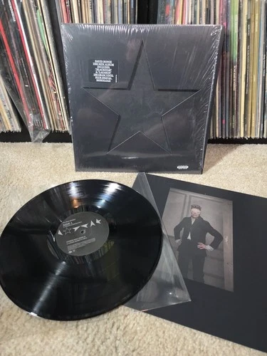 David Bowie Blackstar Lp Vinyl 2015 OG 1st Press Shrink/Hype/Book NM-/NM-